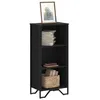 Image de vidaXL BibliothÃ¨que noir 50x31x106 cm bois d'ingÃ©nierie