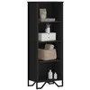 Image de vidaXL Bibliothèque noir 50x31x137,5 cm bois d'ingénierie848609