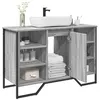 Image de vidaXL Armoire lavabo de salle de bain sonoma gris 91x35x60 cm848667