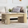 Image de vidaXL Table basse chÃªne sonoma 102x55x42 cm bois d'ingÃ©nierie