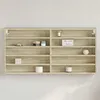 Image de vidaXL Armoire à vitrine chêne sonoma 100x8,5x50 cm bois d'ingénierie847949