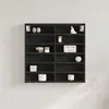 Image de vidaXL Armoire à vitrine noir 60x8,5x58 cm bois d'ingénierie847962
