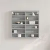 Image de vidaXL Armoire à vitrine sonoma gris 60x8,5x58 cm bois d'ingénierie847966