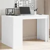 Image de vidaXL Bureau blanc 123,5x73,5x75 cm bois d'ingénierie847982