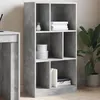 Image de vidaXL Bibliothèque gris béton 57x28,5x107,5 cm bois d'ingénierie848006