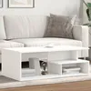 Image de vidaXL Table basse blanc 102x55x35 cm bois d'ingÃ©nierie