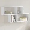 Image de vidaXL ÃtagÃ¨re murale blanc 100x20x53 cm bois d'ingÃ©nierie