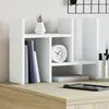 Image de vidaXL Organisateur de bureau blanc 34,5x15,5x35,5cm bois d'ingénierie848052
