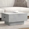 Image de vidaXL Table basse gris bÃ©ton 60x45x31 cm bois d'ingÃ©nierie