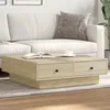 Image de Vidaxl Table Basse ChÃªne Sonoma 90x90x28 Cm AgglomÃ©rÃ©
