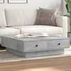 Image de vidaXL Table basse Gris béton 90x90x28 cm Aggloméré848090