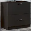 Image de vidaXL Armoire d'évier noir 59x37x59 cm bois d'ingénierie848109