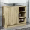 Image de vidaXL Armoire d'évier chêne sonoma 63x29x55 cm bois d'ingénierie848131