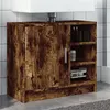 Image de vidaXL Armoire de lavabo chêne fumé 63x29x55 cm bois d'ingénierie848133