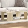 Image de vidaXL Table basse chêne sonoma 89,5x48x30 cm bois d'ingénierie848152