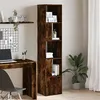 Image de vidaXL Bibliothèque chêne fumé 40x36x189 cm bois d'ingénierie848245