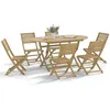 Image de vidaXL Ensemble à manger de jardin 7 pcs Bois d'acacia solide