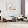 Image de vidaXL Cadre de lit sans matelas chêne fumé 90x200cm bois d'ingénierie