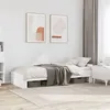Image de vidaXL Cadre de lit blanc 75x190 cm bois d'ingénierie