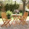 Image de vidaXL Ensemble de bistro pliable 3 pcs bois d'acacia solide3295252