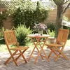 Image de vidaXL Ensemble de bistro pliable 3 pcs bois d'acacia solide3295253