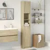 Image de vidaXL Armoire de salle de bain Chêne sonoma 32x25,5x190 cm Aggloméré849606