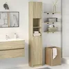 Image de Vidaxl Armoire De Salle De Bain ChÃªne Sonoma 32x25,5x190 Cm AgglomÃ©rÃ©