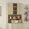 Image de vidaXL Meuble pour machine à laver Chêne sonoma 70,5x24x90 cm849648