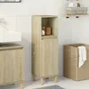 Image de vidaXL Vidaxl Armoire Salle De Bain Chêne Sonoma 30x30x100 Cm