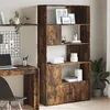 Image de vidaXL Bibliothèque chêne fumé 100x36x189 cm bois d'ingénierie3295328