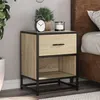 Image de vidaXL Tables de chevet 2 pcs chêne sonoma 40x31x50 cm bois ingénierie848687