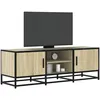 Image de vidaXL vidaXL Meuble TV chêne sonoma 120x35x41 cm bois d'ingénierie et métal