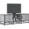 Image de vidaXL Meuble TV sonoma gris 120x35x41 cm bois d'ingénierie et métal848842