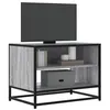 Image de vidaXL Meuble TV sonoma gris 61x40x46 cm bois d'ingénierie et métal848882