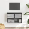 Image de vidaXL Meuble TV sonoma gris 60x31x39,5 cm bois d'ingénierie et métal848912