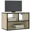 Image de vidaXL Meuble TV chêne sonoma 60x31x39,5 cm bois d'ingénierie et métal848915