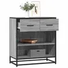 Image de vidaXL Buffet sonoma gris 68x35x76 cm bois d'ingénierie848987