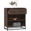 Image de vidaXL Buffet chêne marron 68x35x76 cm bois d'ingénierie848988