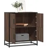Image de vidaXL Buffet chêne marron 68x35x76 cm bois d'ingénierie848993