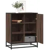 Image de vidaXL Buffet chêne marron 62x35x76 cm bois d'ingénierie848998