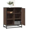 Image de vidaXL Buffet chÃªne marron 62x35x76 cm bois d'ingÃ©nierie