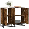 Image de vidaXL Buffet chêne fumé 94x35x76 cm bois d'ingénierie849006