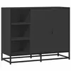 Image de vidaXL Buffet noir 92x35x76 cm bois d’ingénierie849019