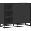 Image de Vidaxl Buffet Noir 92x35x76 Cm Bois D'IngÃ©nierie
