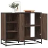 Image de vidaXL Buffet chêne marron 92x35x76 cm Bois d'ingénierie849023