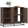 Image de vidaXL Buffet chÃªne marron 92x35x76 cm Bois d'ingÃ©nierie