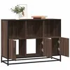 Image de vidaXL Buffet chêne marron 100x35x76 cm bois d'ingénierie849033