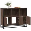 Image de vidaXL Buffet chÃªne marron 100x35x76 cm bois d'ingÃ©nierie