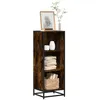 Image de vidaXL Bibliothèque chêne fumé 40x35x107,5 cm bois d'ingénierie849111