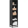 Image de vidaXL Bibliothèque noir 40x35x170,5 cm bois d'ingénierie849139